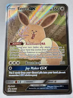 Pokemon TCG Eevee GX SM233 Full Art Promo - Image 1