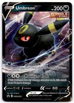 Umbreon V SWSH203 Holo Promo Sword & Shield Promo Pokemon Holo Near Mint - Image 1