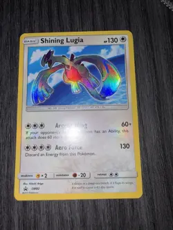 Pokemon TCG Shining Lugia SM82 Sun & Moon Black Star Promo NM Ungraded - Image 1