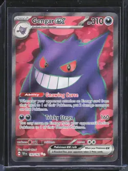 2024 Pokemon—Gengar ex #193/162 Temporal Forces—Ultra Rare Foil - Image 1