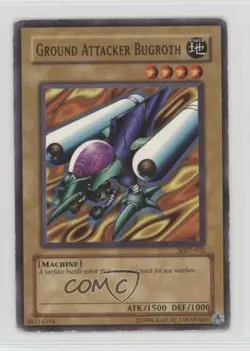 Ground Attacker Bugroth Unlimited YuGiOh Metal Raiders #MRD-022 2002 READ - Image 1