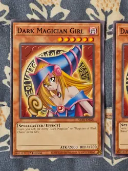 Dark Magician Girl x 3 STAX Common Yugioh - Image 2