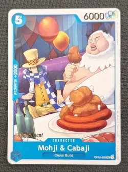 One Piece Card Game - Moji & Cabaji (OP12-055) Release Event Promo English - Image 1