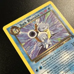 Dark Blastoise 20/82 Team Rocket WOTC Vintage Rare Pokemon Card Near Mint NM - Image 4
