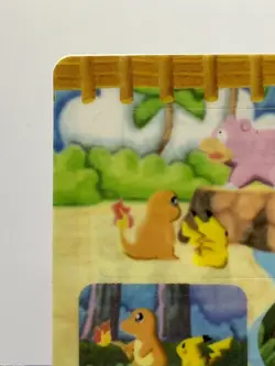 Pikachu & Others #09 Japanese Bandai Sealdass Fancy Graffiti Pokemon Card NM-! - Image 4