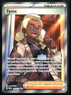 2025 Scarlet & Violet - Prismatic Evolutions Tyme #143 Full Art Holo Pokemon - Image 1