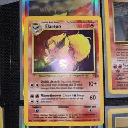 Pokemon TCG Flareon Jungle 3/64 Holo Unlimited Holo Rare - Image 2