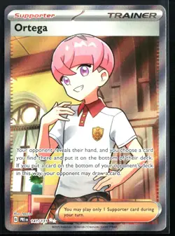 2025 Scarlet & Violet - Prismatic Evolutions Ortega #141 Full Art Holo Pokemon - Image 1