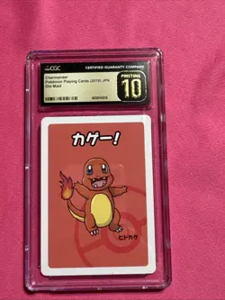 Charmander (Red Back) - CGC Pristine 10 - Japanese Old Maid - Pokemon TCG 2019 - Image 1