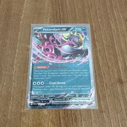 Pokemon TCG Shrouded Fable Fezandipiti EX 038/064 Double Rare - Image 1