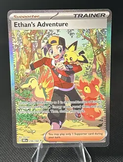 Pokemon TCG Ethan's Adventure 236/182 Special Illustration Destined Rivals - Image 1