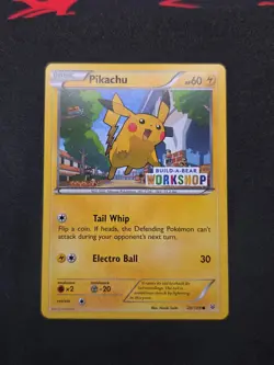 2016 Pokemon-Pikachu 20/108-Build A Bear Workshop - Image 1