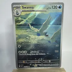 Pokemon TCG Swanna 110/086 Illustration Rare Holo Sv: White Flare English - Image 1