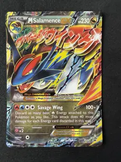 2016 Pokemon Black Star Promo #XY171 M Salamence EX - Image 1