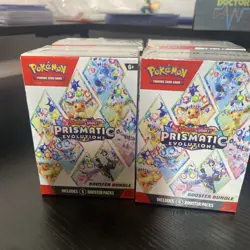 Pokemon TCG: S&V Prismatic Evolutions Factory Sealed Booster Bundle Box - Image 1