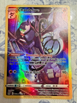Pokemon TCG Chandelure TG04/TG30 Swsh11: Lost Origin Trainer Gallery Holo - Image 1