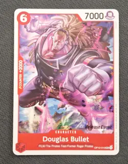 One Piece Card Game - Douglas Bullet (OP12-010) Release Event Promo English - Image 1