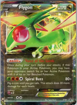 FLYGON EX XY61 HOLO XY PROMO POKEMON DMG - Image 1