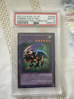 2012 Yugioh Chimera The Flying Mythical Beast LCYW-EN052 1st Edition PSA 10 GEM - Image 1