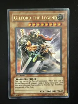 Gilford the Legend SD5-EN001 (Ultra Rare, 1st Ed, Lightly Played / LP) Yugioh - Image 1