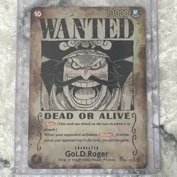One Piece TCG Emperors in the New World Gol.D.Roger SP Wanted Poster op09-118 - Image 1