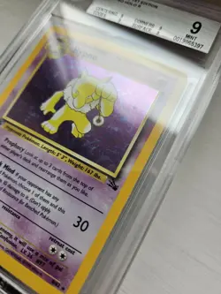 Hypno Holo 1st Edition PSA 9 MINT Fossil 8/62 1999 Graded Pokemon Card - Image 4