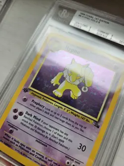 Hypno Holo 1st Edition PSA 9 MINT Fossil 8/62 1999 Graded Pokemon Card - Image 5