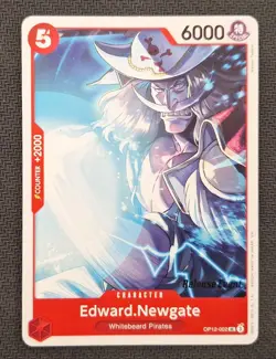 One Piece Card Game - Edward.Newgate (OP12-002) Release Event Promo English - Image 1