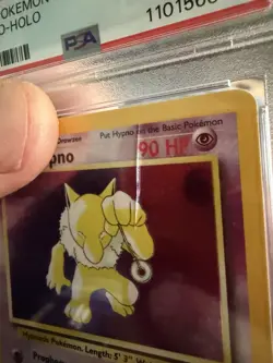 Hypno 8/62 Holo 1999 Pokemon Fossil PSA 9 Mint - Image 3