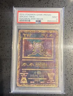 2000 POKEMON GAME MOVIE POKEMON 2000 MOVIE ANCIENT MEW PSA 9 - Image 1