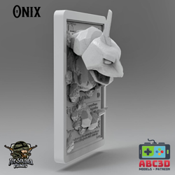 Pokemon 3D Printed Card - ONIX - Image 1