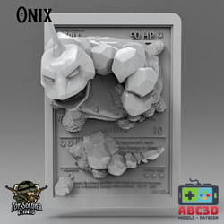 Pokemon 3D Printed Card - ONIX - Image 2