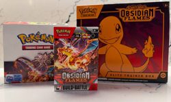 EMPTY Booster Box | Booster Bundle | ETB | Pokemon Obsidian Flames **NO CARDS** - Image 1