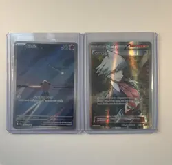 Pokemon Crown Zenith Cleffa & Steven Full Art Holo Card Lot - Basic & Supporter - Image 1
