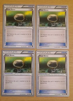 Pokemon TCG Plasma Freeze World Championship 2014 Float Stone Trainer Card x4 - Image 1