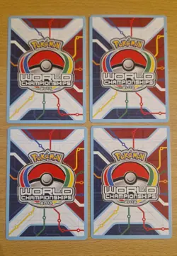 Pokemon TCG Plasma Freeze World Championship 2014 Float Stone Trainer Card x4 - Image 2