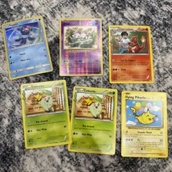 Six cards from 2010’s Pokemon era, all in various conditions ￼ - Image 1