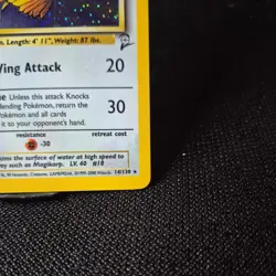 Pokemon Pidgeot TCG Base Set 2 Holo Unlimited Rare Card 14/130 NM - Image 4