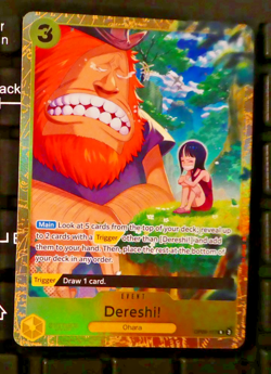 One Piece Card Game Carte Holo Dereshi Op09-117 Alt EN Mint - Image 1