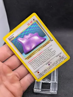 Ditto 18/62 Non Holo Fossil Set Rare Pokemon Card WOTC LP-NM - Image 2