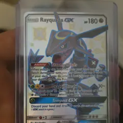 Pokemon Rayquaza GX Full Art Alternate Art Promo Holo 177A/168 Card - Image 1