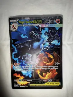 Pokemon PFL Mega Charizard X EX Holo 125/094 English Card - Image 3
