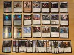 Magic The Gathering Lot Of 42 Battle For Baldur’s Gate WHITE Cards - Image 1