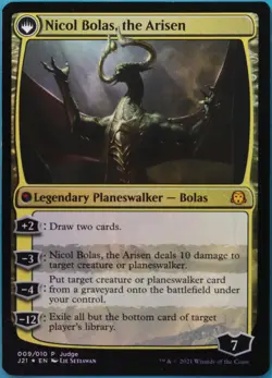 Nicol Bolas, the Ravager / the Arisen (Judge) FOIL Promo NM (513624) ABUGames - Image 2
