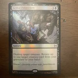 Lethal Protection FOIL x1 MTG Marvel's Spider-Man Eternal SPE #10 NM Free Ship - Image 1