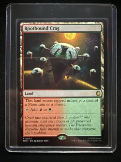 Rootbound Crag #72 MTG TMNT Universes Beyond Land Rare Magic NM - Image 5