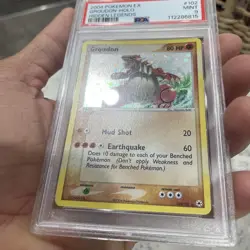 Pokemon Card Holo Groudon 102/101 PSA 9 MINT ex Hidden Legends - Image 3