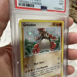 Pokemon Card Holo Groudon 102/101 PSA 9 MINT ex Hidden Legends - Image 4