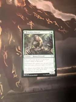 Magic the Gathering MTG Wolfkin Outcast (229) Innistrad Crimson Vow NM - Image 1