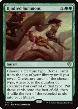 Kindred Summons Commander: Lorwyn Eclipsed (0112) (R) NM - Image 1